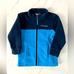 18-24 months Toddler boy Steens Mountain Columbia Fleece Jacket, Indigo, Navy